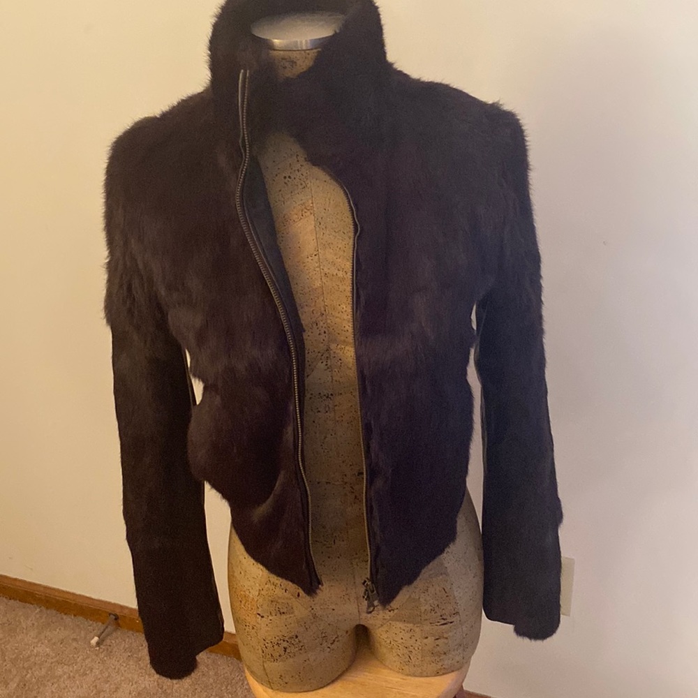 Bebe fur medium jacket